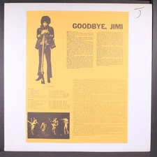 JIMI HENDRIX: goodbye, jimi KUSTOM REKORS 12" LP 33 RPM