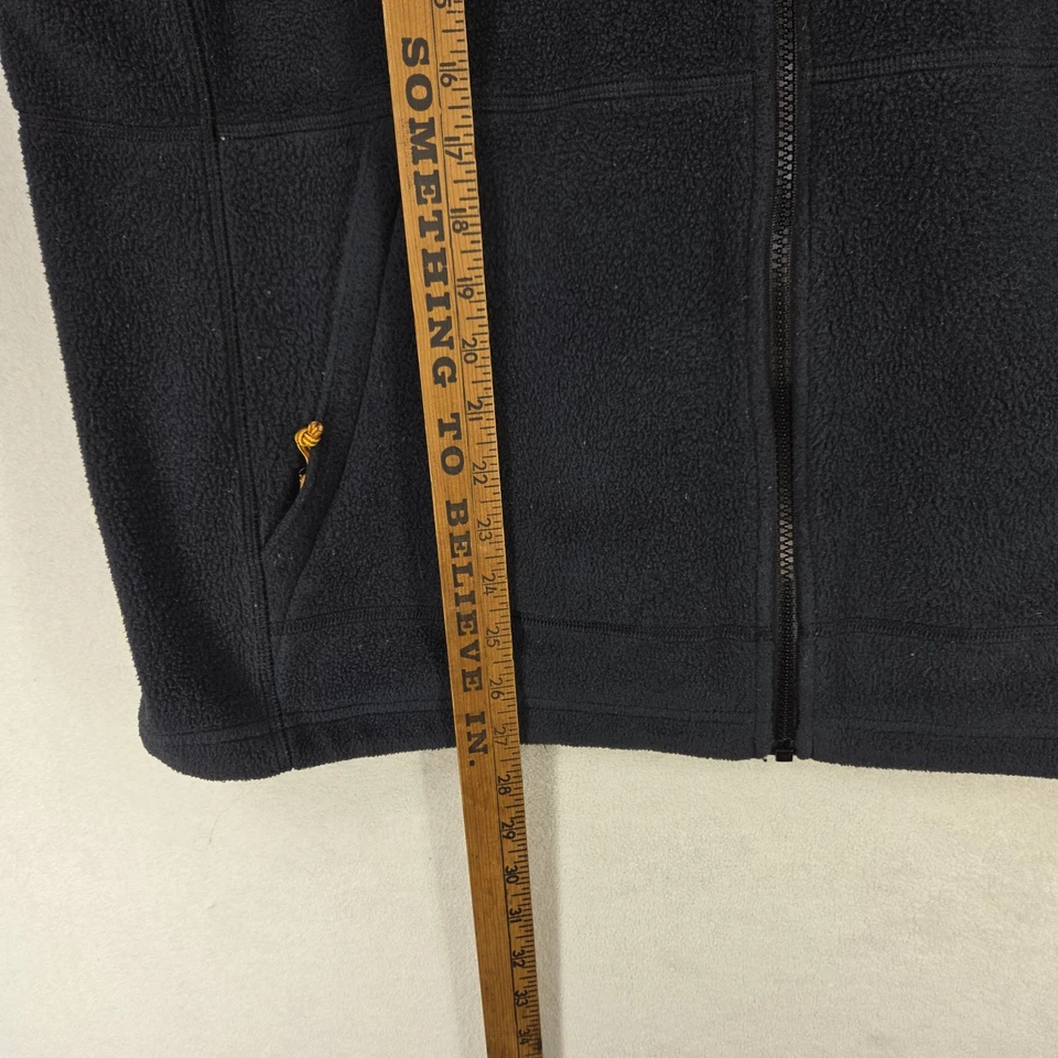 Vtg LL Bean Vest Mens XL Black Mountain Sherpa Fleece Gorpcore Camping Hiking - Image 3 of 4