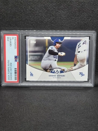 2024 Topps 50/50 Shohei Ohtani #98 PSA 10!!! SB #50