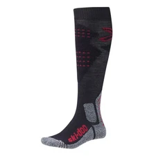 Ski-Doo Mens Raspberry Performance Midweight Snowmobile Socks Snocross Elastic