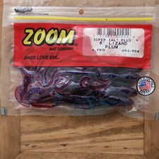 Zoom Super Salt Plus Lizard Plum  6in Soft Pl...