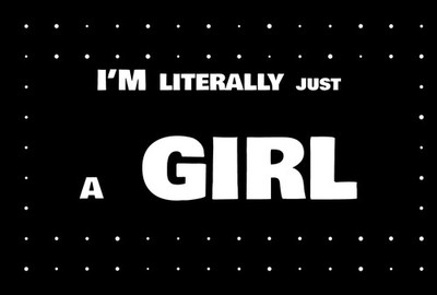 ''I'm Literally Just   a'' Funny Absurdist Bumper Sticker Vinyl Decal 8.5''x5.75''