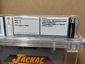 Jackal Wata/PSA graded 9.2 A+ Nintendo NES Konami New Sealed