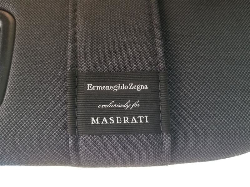 17 2017 MASERATI LEVANTE ERMENEGILDO ZEGNA SUN VISOR SET BLACK CLOTH