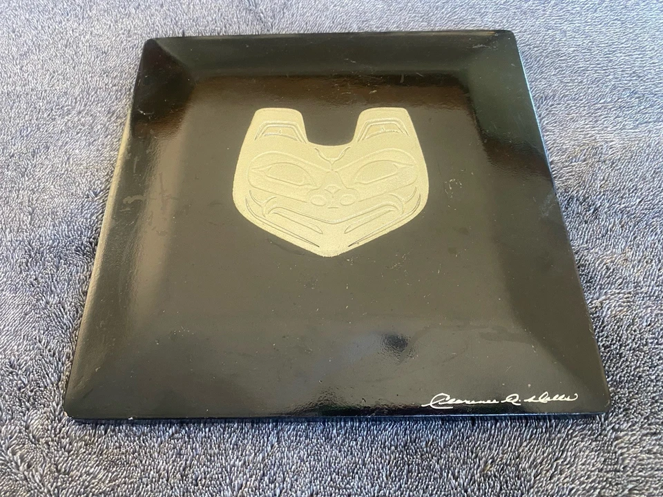 克拉伦斯 A 2 件套 Mills Haida 西北海岸土著设计艺术 — 第 4/4 张图片