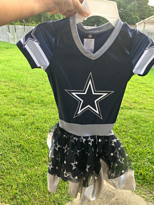 Dallas Cowboys Girls Dress Blue/Silver NFL National Football League Football
