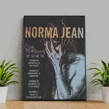 Norma Jean O' God The Aftermath December 2025 Tour Poster