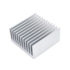Aluminium Heatsink Heat Sink 11 Tooth 40mm 40mm 20mm White
