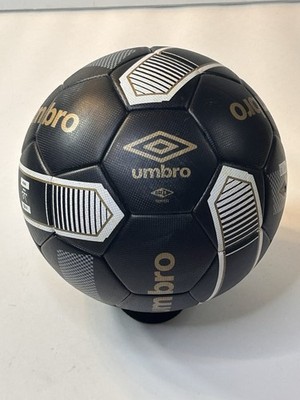 Umbro Tempest Soccer Ball Size 5 NFHS Match Certified Black Gold