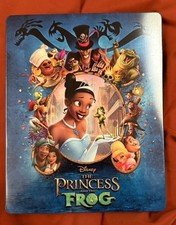 The Princess And The Frog 4K Steelbook OOP No Dents Disney Classic Blu Ray