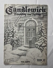 Candlewick, Crocheting and Tufting, Book 53, Elgin ill, USA , Crafts