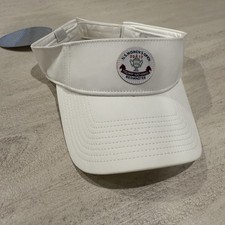 Adult Unisex White Golf Visor Hat Cap 2017 US...