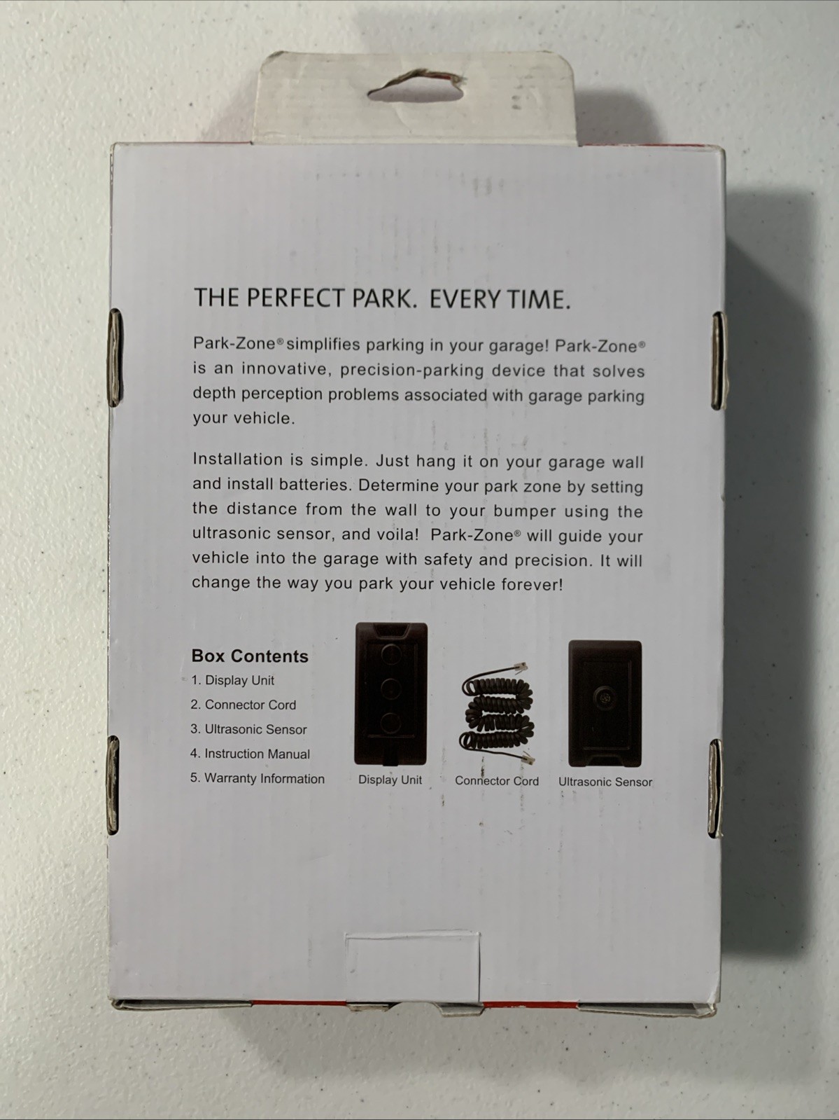 Park Zone Precision Parking Model PZ-1600 Parking Aid New - Open Box