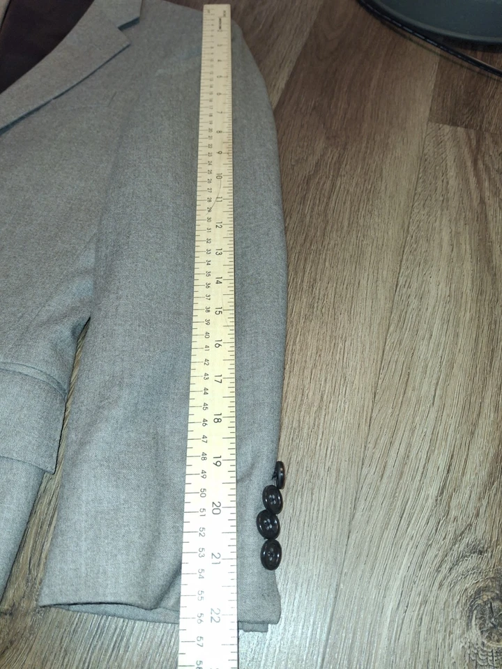 J.Crew Mens Ludlow 120S 100% Wool Slim Fit Suit 36S/ 30x30 Italian fabric - Image 4 of 4