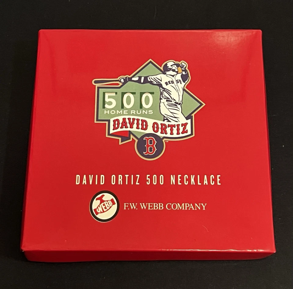 David Ortiz Bling Chain 500 Home Runs Fenway Park Giveaway Boston Red Sox 2016 - Image 3 of 4