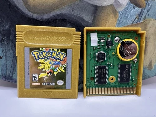 Pokémon Gold Version Nintendo Game Boy Color *New Battery* Tested Authentic Nice