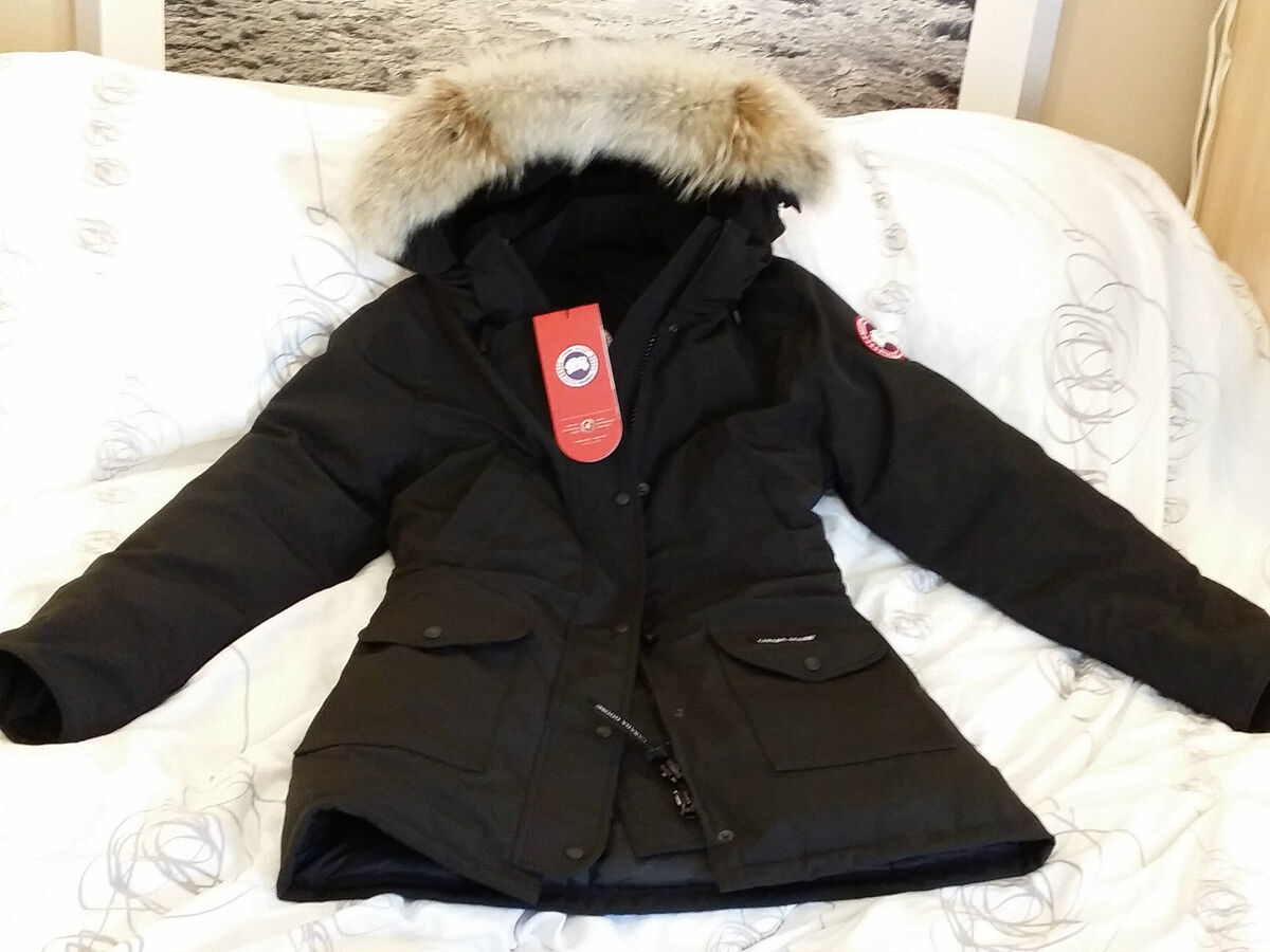 NEW BLACK (RED LABEL) CANADA TRILLIUM X-LARGE ARCTIC PARKA JACKET eBay