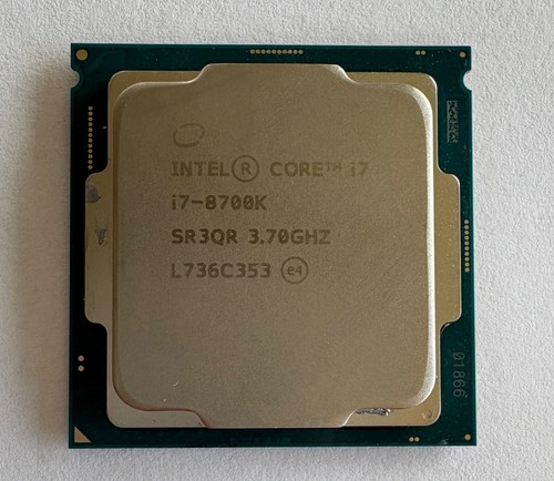intel i7 8700k cpu 3.70GHZ used