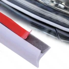 2Meter Car Fender Flare Sealing Strip Rubber Wheel Arch Trim T-Type White 8*10mm