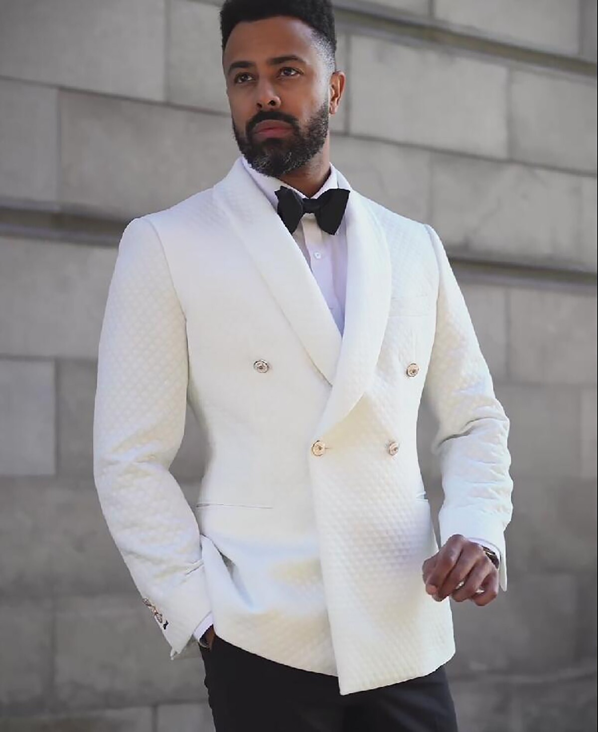 Chek Men Check Men Suits Man Jacket Blazer Regular Fit Shawl Lapel Formal Double ...