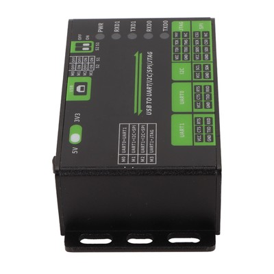 USB To UART I2C SPI JTAG Converter Supports Multiple Interfaces 3.3V 5V Alumi  