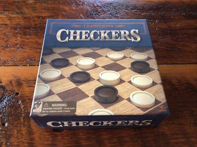 Traditions Traditions Checkers Game Set Classic Tabletop Games