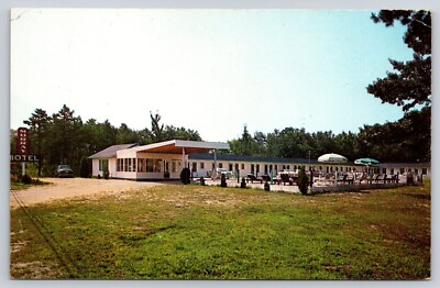 Postcard NJ Pleasantville Murrays Motel Black Horse Pike Torn Down