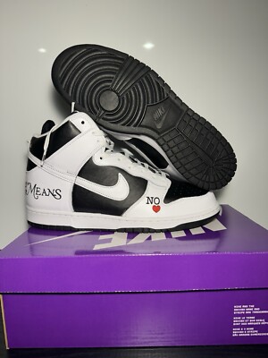 supreme x nike sb dunk high by any means price