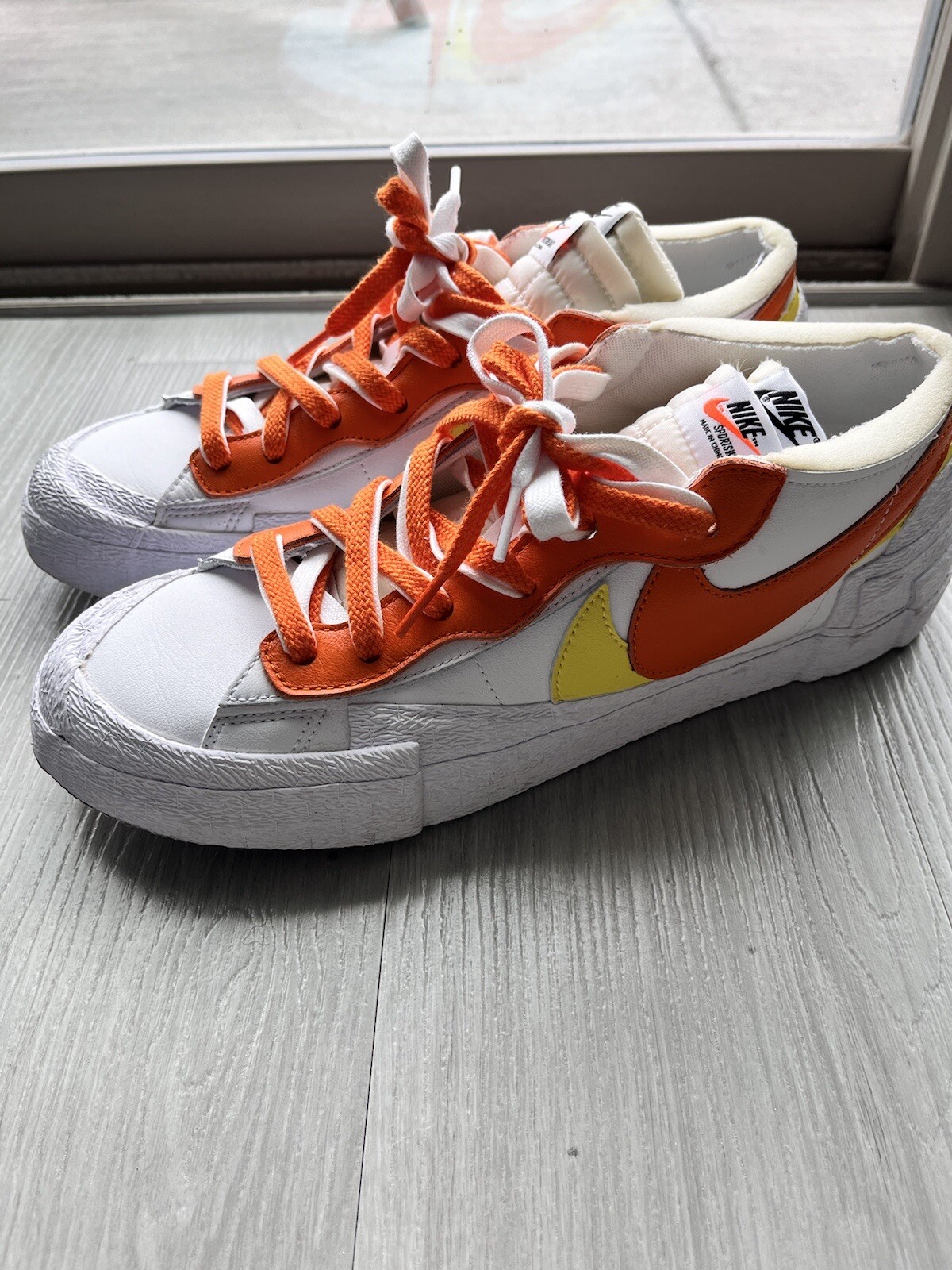 SACAI X NIKE Taglia 10 Nike Sacai x Blazer arancione basso magma