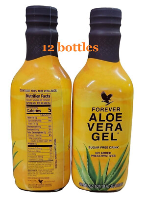 NEW LOOK! 12 x 1L NEW Forever Aloe Vera Gel/DRINK! KOSHER/HALAL | eBay