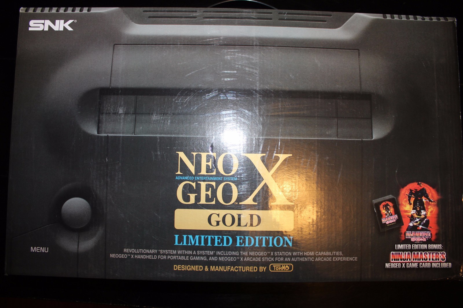 SNK Playmore Neo Geo X Gold Limited Edition Black Console for sale online |  eBay