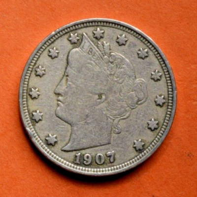 1907 Liberty Head V Nickel ~ VF VERY FINE ~ US Coin | eBay