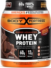 Body Fortress 100% Whey, Premium Protein Powder, Chocolate, 1.78lbs