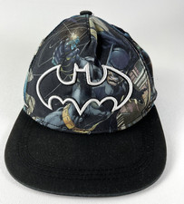 Batman DC Comics Hat Cap RN 14750 Small Youth W/Adjustable Strap 21" Round