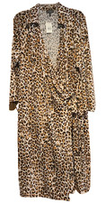 New! The Limited Plus Size 3X Faux Wrap Dress Animal Print Side Tie Waist