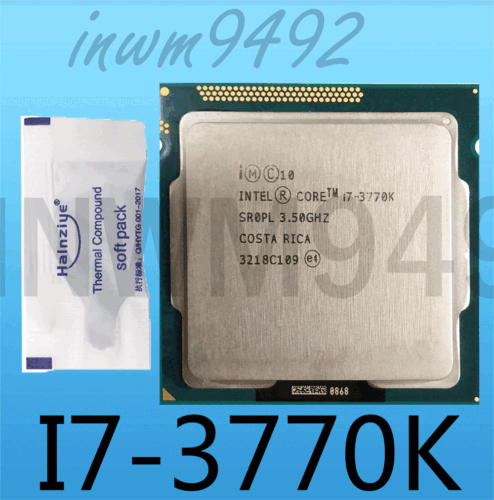 Processeur Intel Core i7-3770K 3,5 GHz quatre cœurs (BX80637I73770K) - Photo 1 sur 1