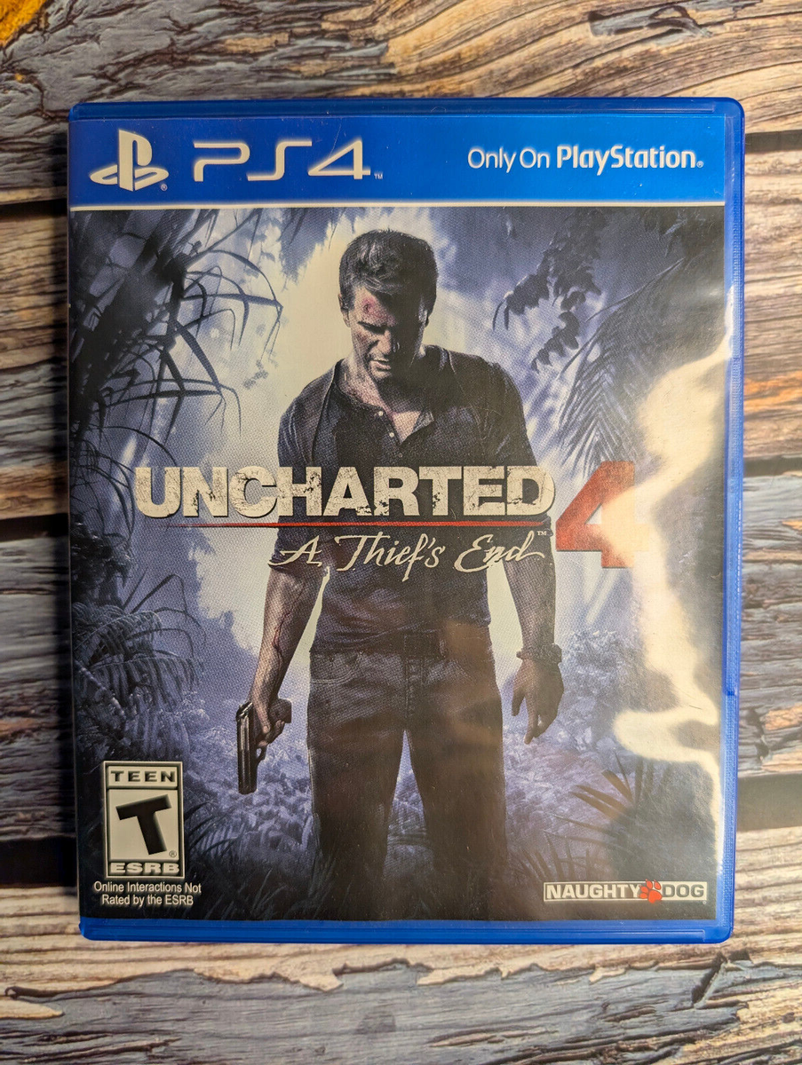 Uncharted 4: A Thief's End (PlayStation 4 PS4) - Not for Resale