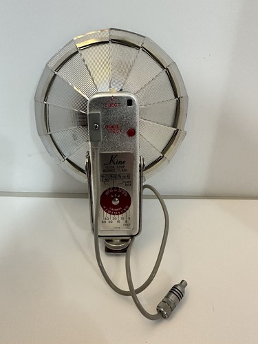 Vintage KINE Click Stop Bounce Portable Flash Japan - Picture 4 of 7