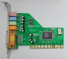 MS-Tech A-CM744-3 PCI Sound Card CMI8738/PCI-6x, Retro, 2003 