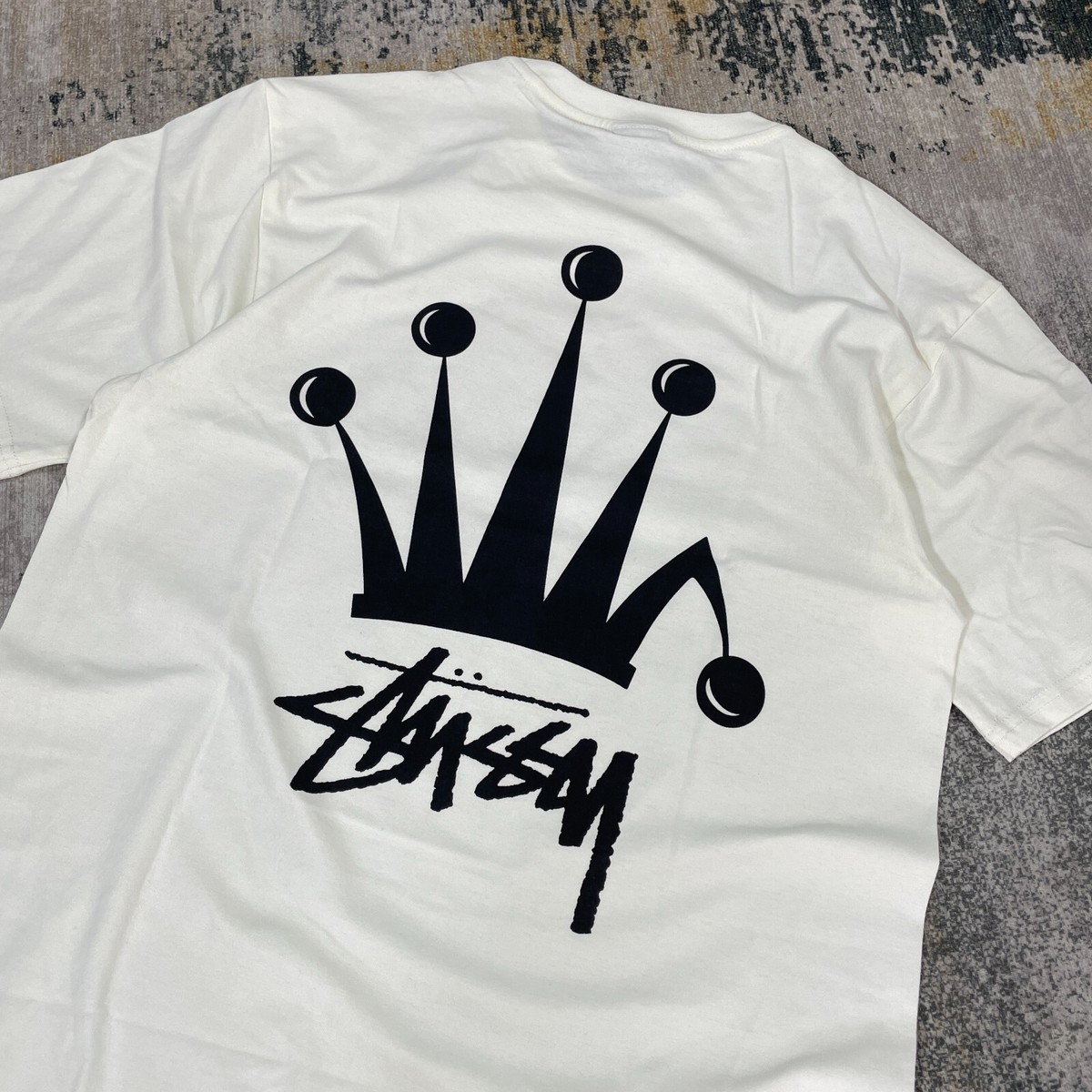 【STUSSY】STOCK CROWN TEE Stussy Stock Crown Tee Black | BSTN Store
