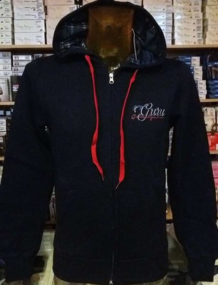 Sweatshirt Herren Guru aus Baumwolle Geöffnet mit Logo Gedruckt, Taschen Kapuze