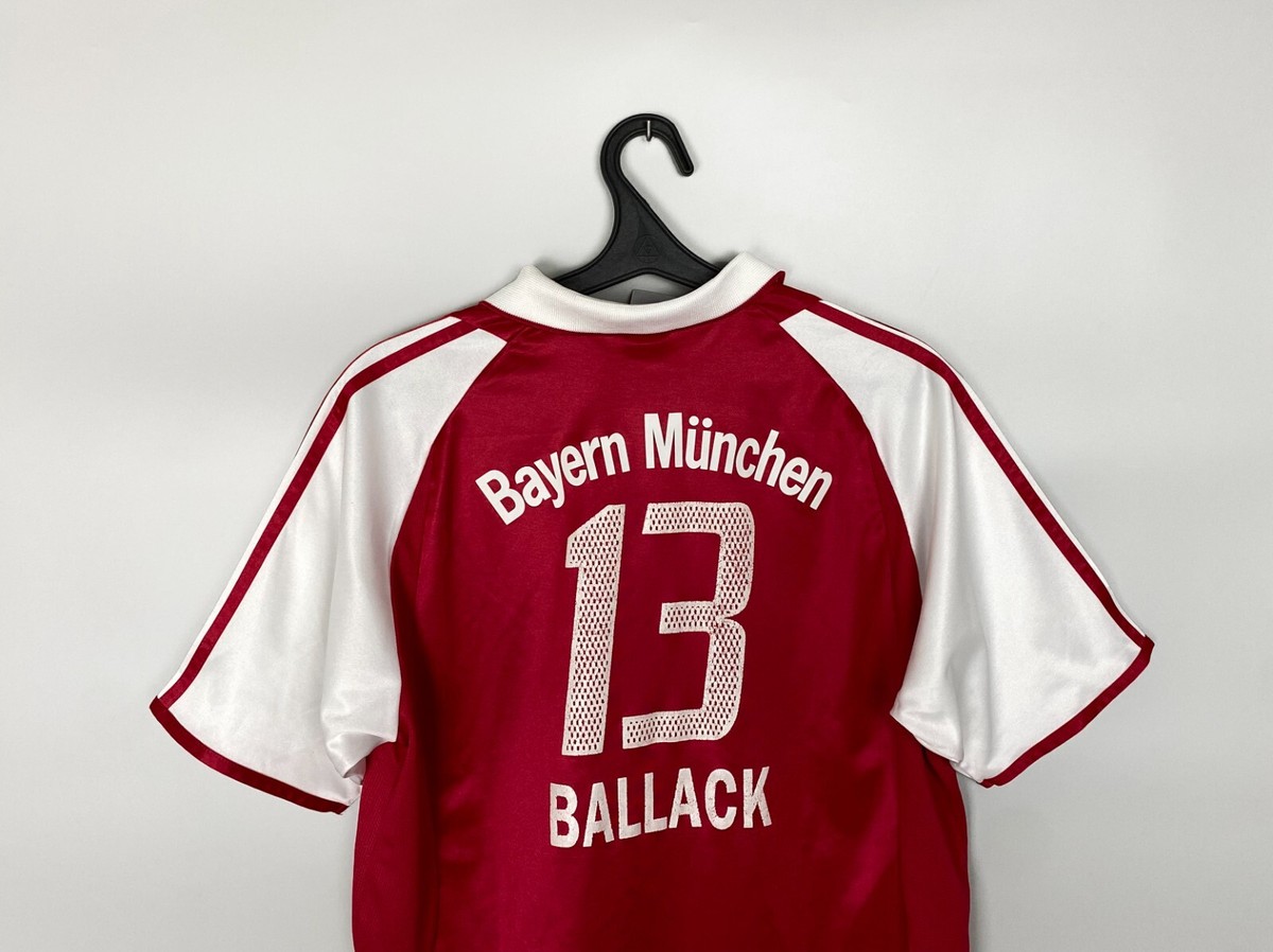Adidas Bayern München ジャージ Ballack 13 Adidas Munich Bayern Vintage Jersey 2002 Ballack 13 | eBay