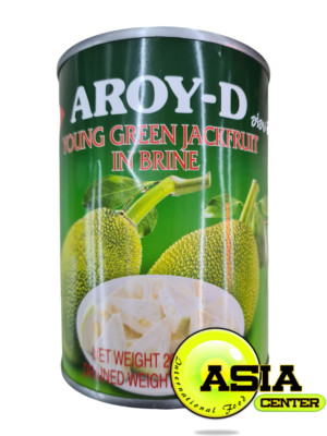 Aroy-D -Young green Jackfruit in Brine | Junge gr. Jackfrucht in Salzlage 565 g