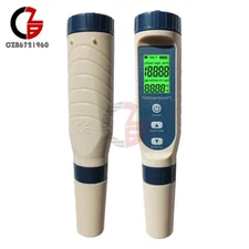 5 in 1 Water Quality Tester Backlight TDS/EC/PH/SALT/Temperature pH Tester