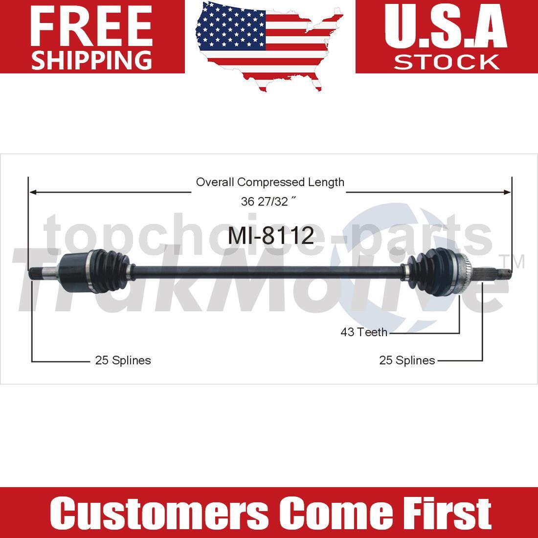 OE Front Right Passenger Side CV Axle Shaft For Mitsubishi