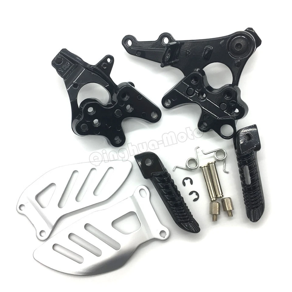 Soporte de estriberas delanteras para conductor para motocicleta Suzuki GSXR600/750 2011-2020 negro Foto 3 de 4