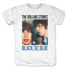 The Rolling Stones Black And Blue T Shirt Black Fullsize