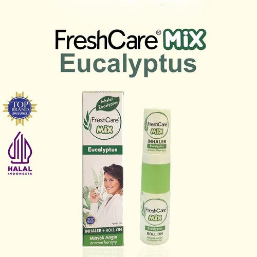 Fresh Care, Mix Aromaterapia Roll on, 5ml + Inalatore 0,8ml,Eucalipto (Confezione da 1) - Foto 2 di 4