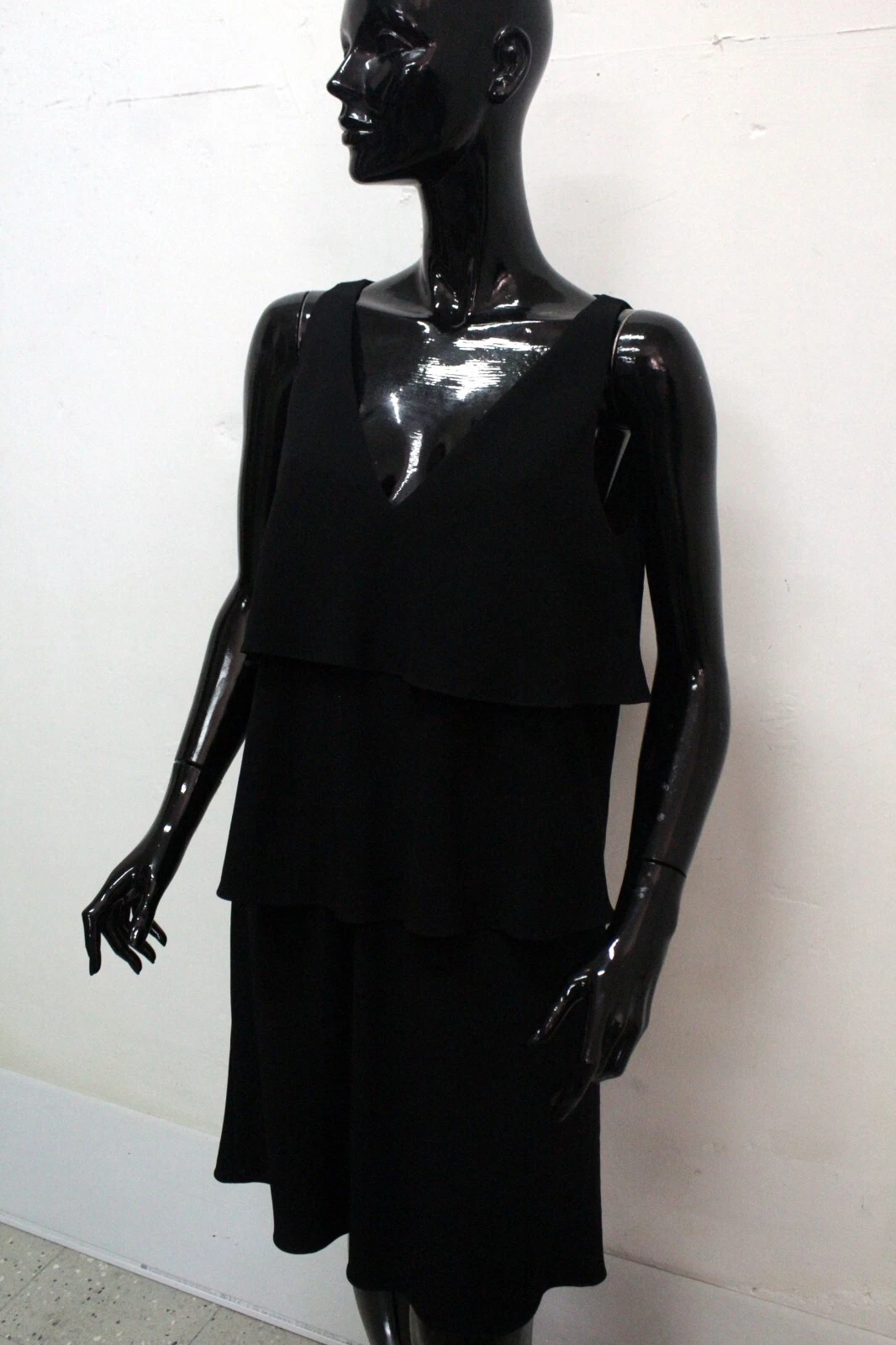 Moschino Vestito Donna Taglia 44 Abito Nero Dress Woman Tubino Vestitino