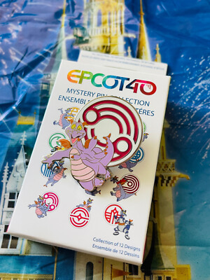 2022 Disney Epcot 40th Anniversary Figment Symbols Mystery Pin